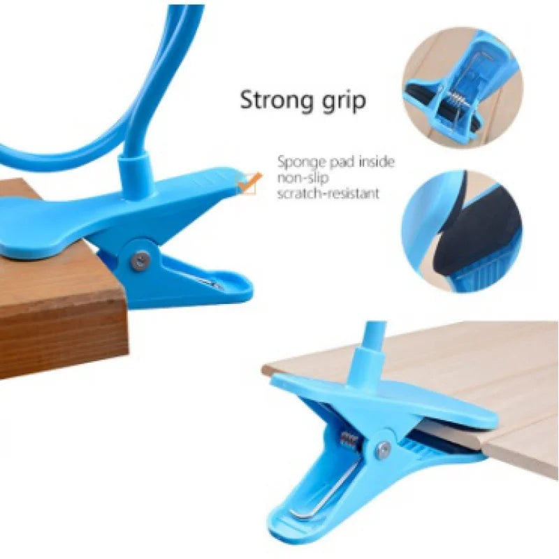 Suporte universal para celular e mesa, flexível giratório 360 para celular para mesa e cama