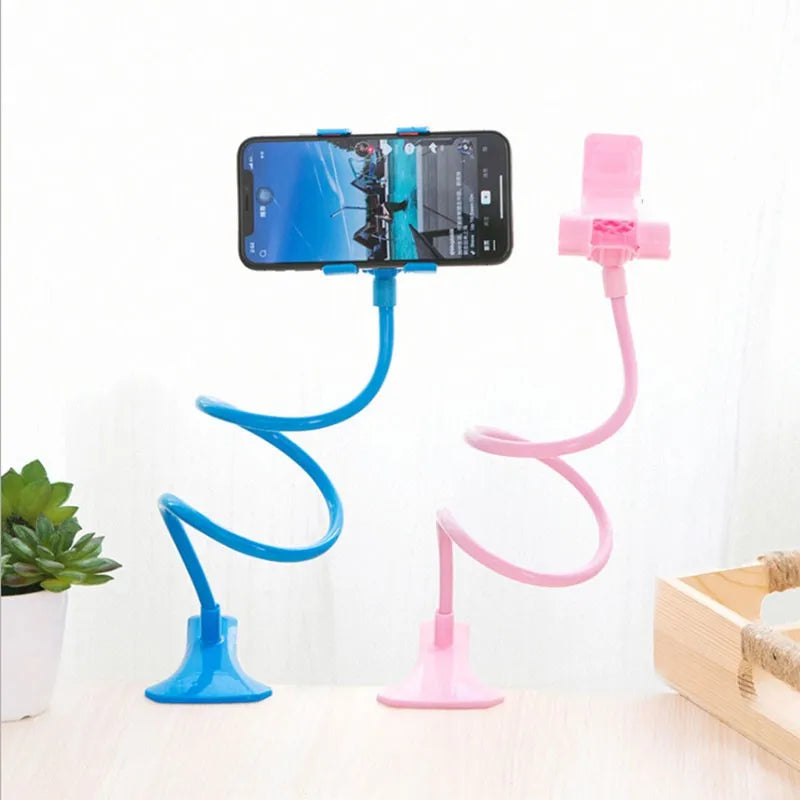 Suporte universal para celular e mesa, flexível giratório 360 para celular para mesa e cama